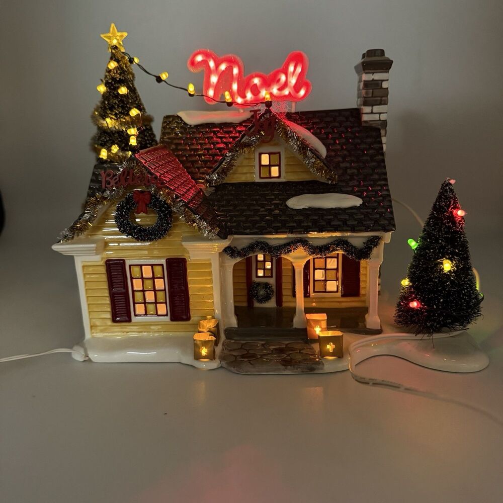 The Noel House Dept  56 The Original Snow Village Christmas Lane With Nativity